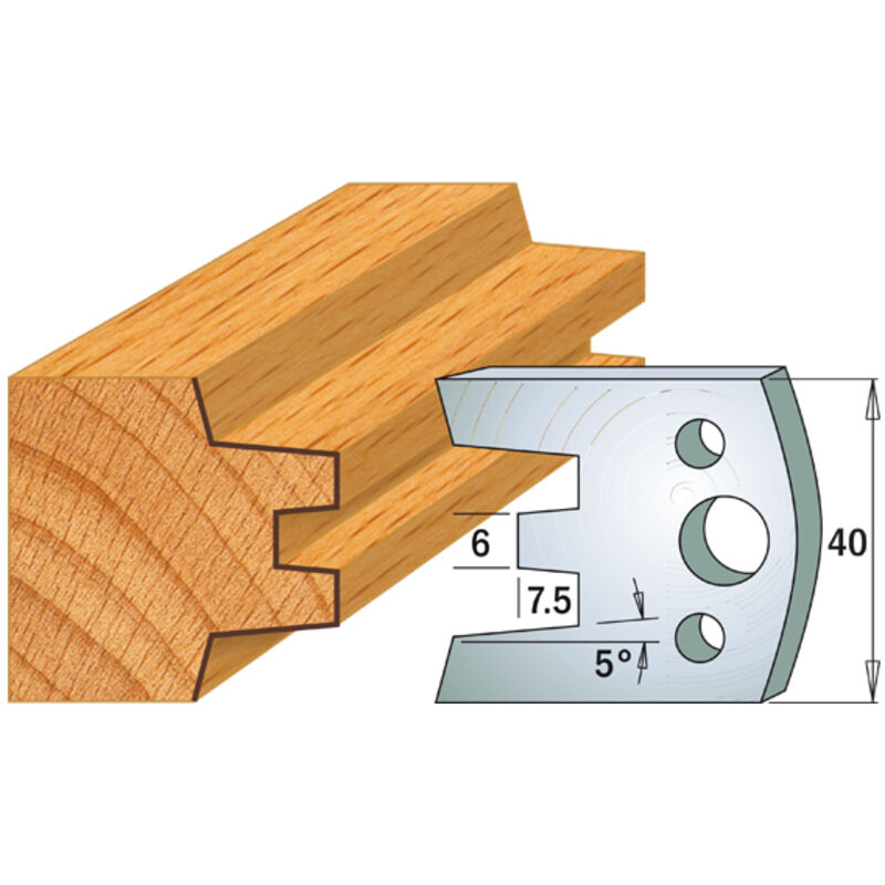 691.113 COPPIA LIMITATORI 40x4mm