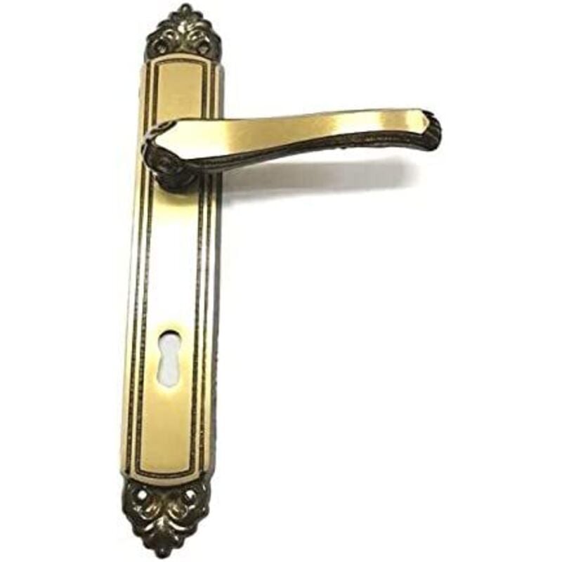 Maniglia 'fiorella' con placca q8/70