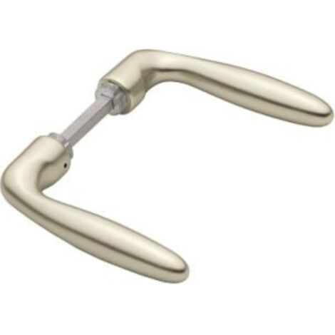 Coppia maniglie Verona 1510 Alu.F2 o rosette VK 8mm HOPPE