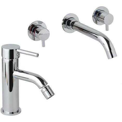 Rubinetto miscelatore per Bidet 3 Fori oro Class-x Newform