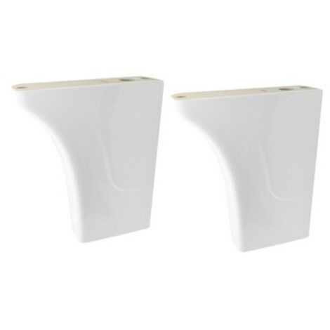 COPPIA PIEDINI PER PILOZZI IN CERAMICA Altezza cm. 43
