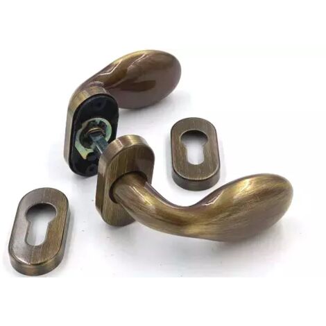 COPPIA POMOLO GPB "ARIETE" ROS.BOCC.OVALE YALE BRONZATO