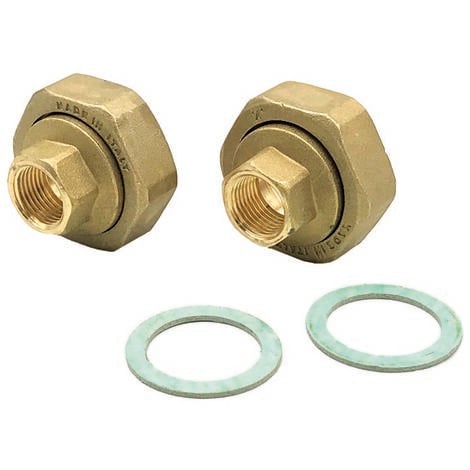 FERRARI SRL Coppia raccordi ottone ff 3/4"x1"1/2