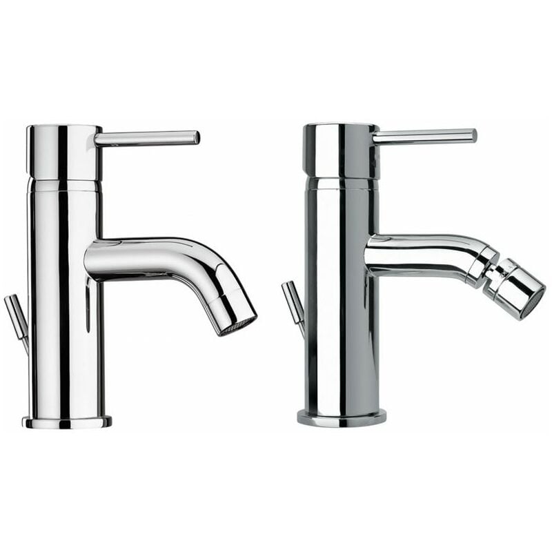 

Coppia Rubinetti Di Design Per Bagno Lavabo E Bidet