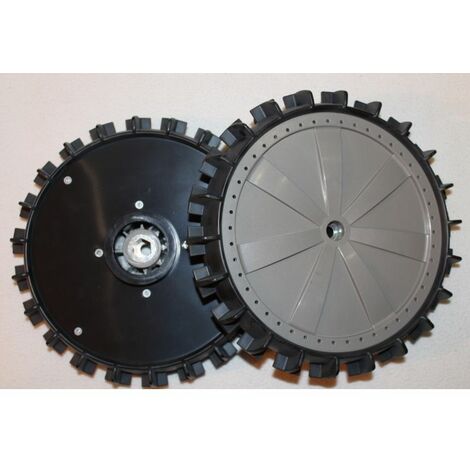 Coppia ruote posteriori con copertone per robot Ambrogio L210 L200R DELUXE-ELITE