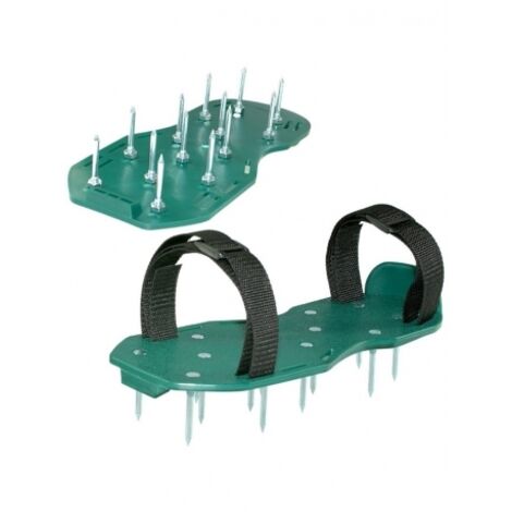 COPPIA SANDALI DA GIARDINO ARIEGGIATORI CHIODATI IN PVC CON FIBBIE (39611)