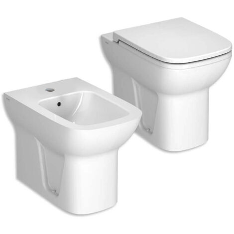 Coppia sanitari filomuro wc e bidet mod. S20 Vitra