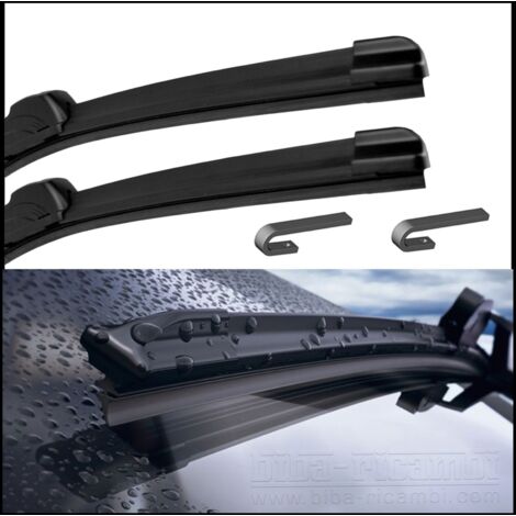 Coppia spazzole tergicristallo aero flat bmw serie 7 (e32) 600/600 mm
