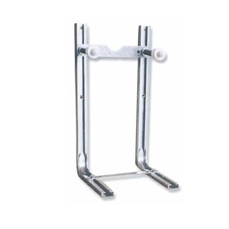 Coppia staffe di sostegno wc o bidet sospeso per parete in