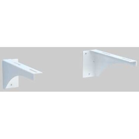 Coppia staffe fisse per lavabo - -