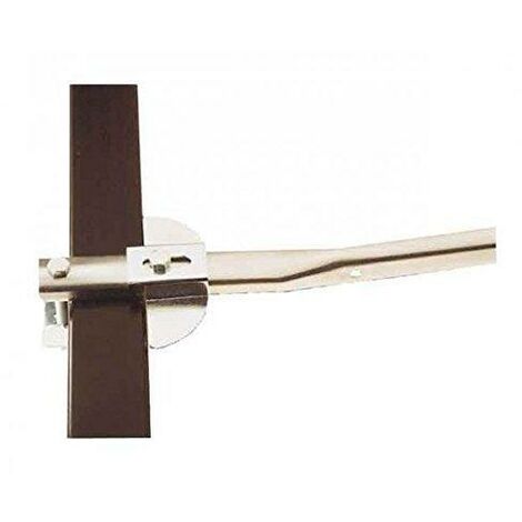 COPPIA STENDIBIANCHIERIA DA BALCONE C/STAFFE ANTIPIEGAMENTO