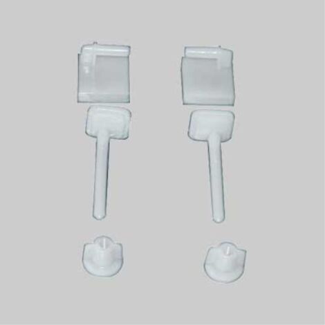 Coppia supporti in pvc per sedili abs