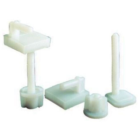 COPPIA SUPPORTI IN PVC PER SEDILI IN ABS - -