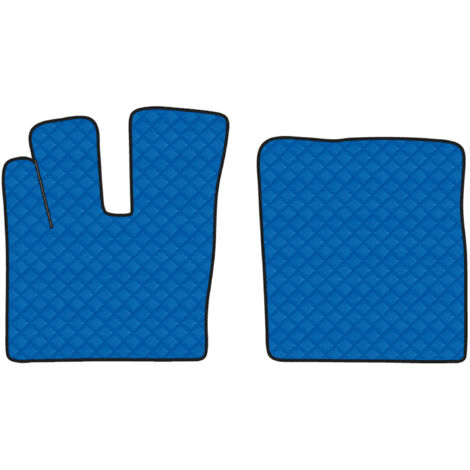 Coppia tappeti in Skeentex - Blu - compatibile per Daf XF 106 (10/1205/21)