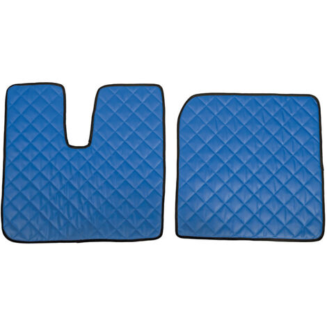 Coppia tappeti in Skeentex - Blu - compatibile per Man TGX (09/0712/16)