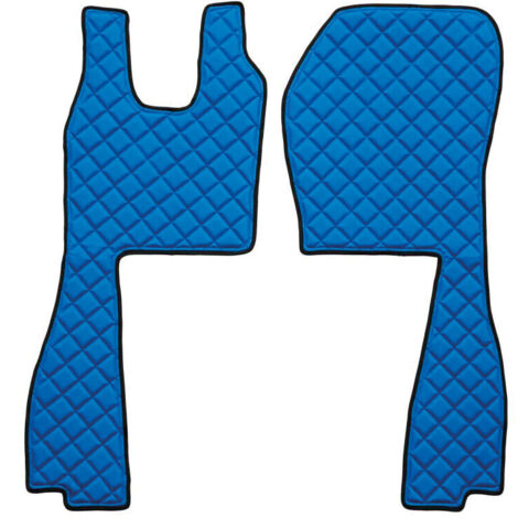 Coppia tappeti in Skeentex - Blu - compatibile per Scania R Serie 6 (09/0908/13) sedile pass. pneumatico
