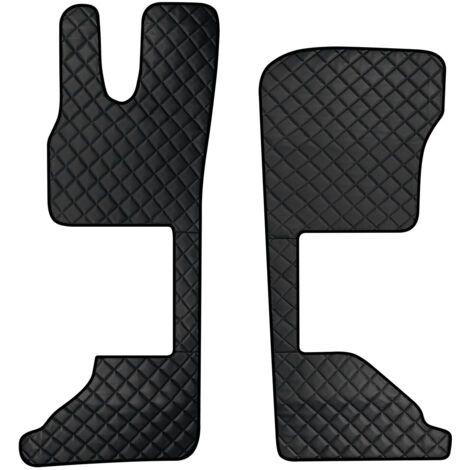 Coppia tappeti in Skeentex - Nero - compatibile per Daf XG (06/21) sedile pass. pneumatico - Daf XG+ (06/21) sedile pass. pneumatico