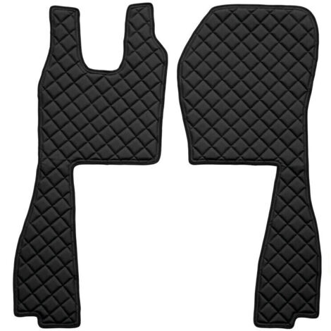 Coppia tappeti in Skeentex - Nero - compatibile per Scania R Serie 6 (09/0908/13) sedile pass. pneumatico