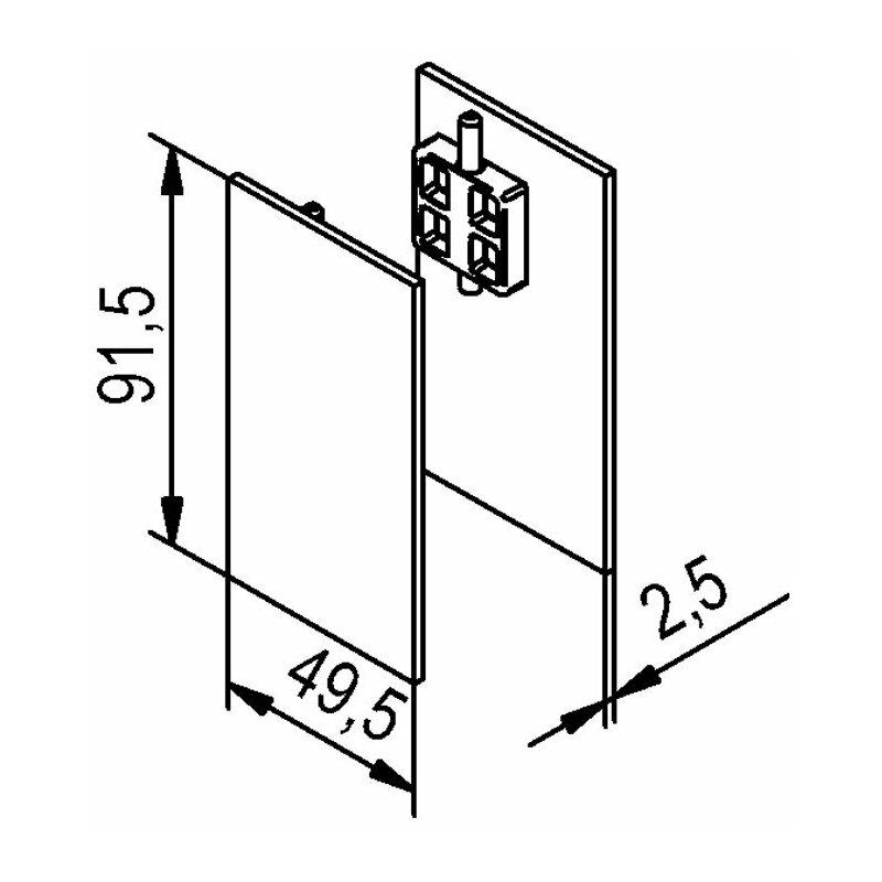 Helm - Coppia tappi di copertura Alu.VA