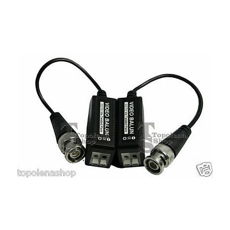 COPPIA TRASMETTITORI VIDEO BALUN FINO A  500 M UTP CAVETTO CCTV BNC UTP CAT5