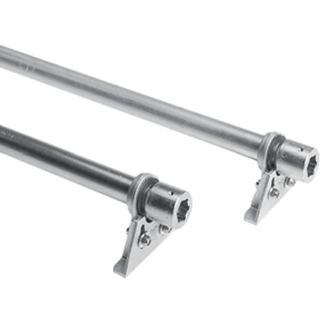COPPIA TUBI ZINCATI CON BUSSOLA L. 1.500 MM BENINCA' AU.45Z 9868030 AUTOMAZIONE