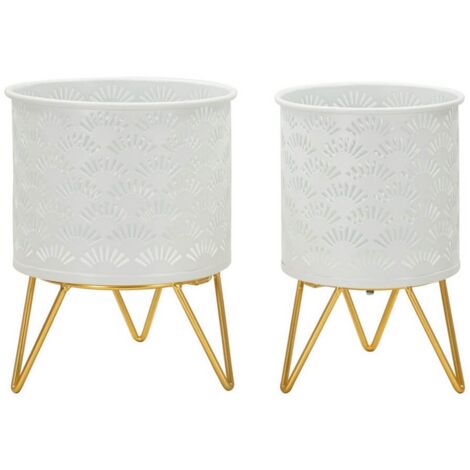 Coppia Vasi Stile Classico cm Ø 16X20 - 13X20 - CARLYOPPIA
