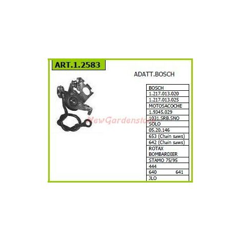 Coppie contatti BOSCH per motocoltivatore 1.217.013.020 1.2583