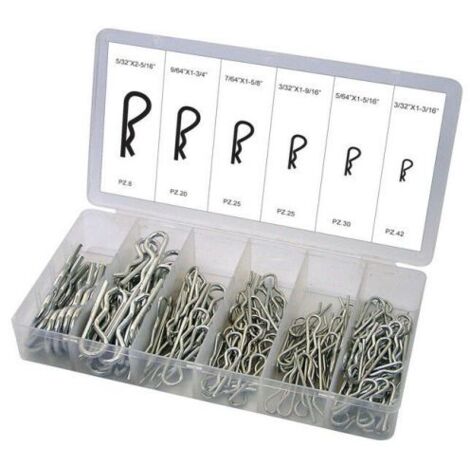 COPPIGLIE SPINE A MOLLA DI SICUREZZA ASSORTIMENTO 150 PZ (24731)