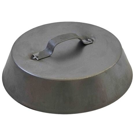 AGRIVILLAGE Coppo Tondo Diametro 40 per Camino per Cottura sotto la Brace in Ferro 500059554