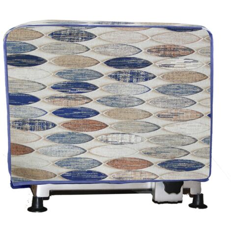 Copri affettatrice in cotone cm 43x56x31 Made in Italy (GEO BLU)