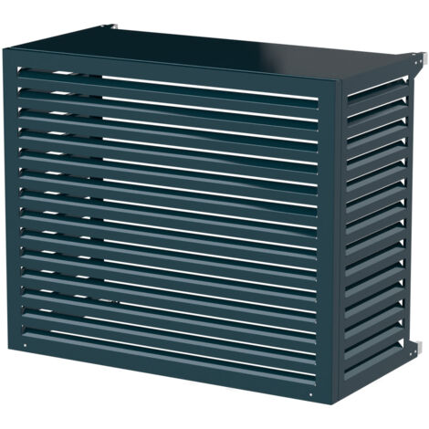 Copri Condizionatore 135x112x74 cm in Alluminio a Parete Big Blade XXL Antracite