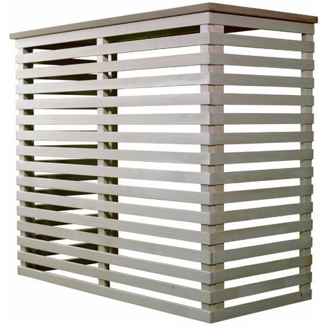 Copricondizionatore copertura per climatizzatore LINEAR BIANCO in alluminio  L86 x P44 x H68 cm