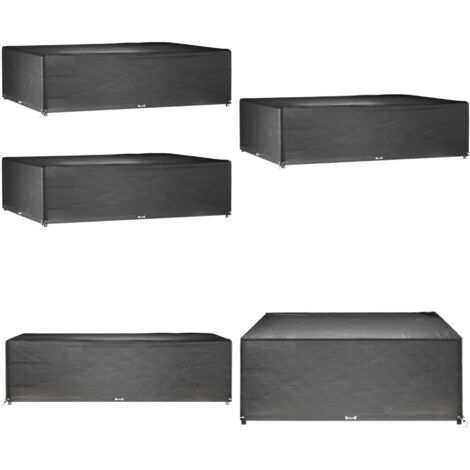 Copri Mobili Giardino 2pz 16 Occhielli 300x200x75cm Rettangolo - Protezione per mobili da esterno - Telo per patio