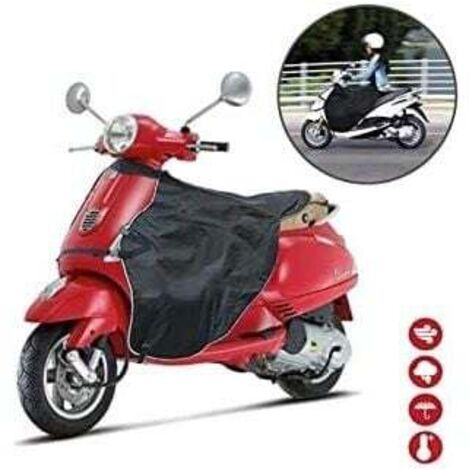 Copri scooter universale, telo protettivo contro freddo e pioggia, impermeabile con striscia riflettente, per veicoli elettrici e scooter