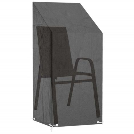 Copri Sedia da Giardino 8 Occhielli 65x65x110/150cm Polietilene vidaXL