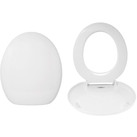 Copri Water Universale Termoindurente Ambra Figo Soft Close Bianco