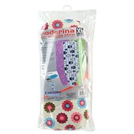 Copriasse da Stiro in Cotone Mollettone e Clip 140 x 60 cm