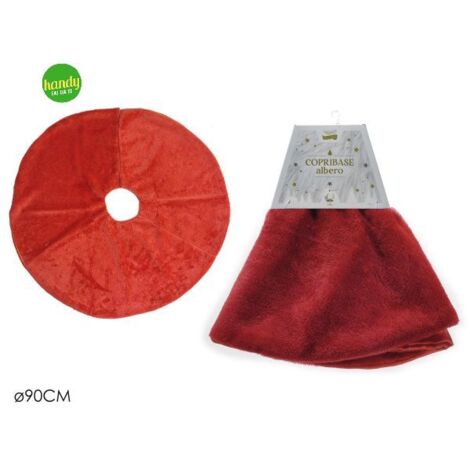 Copribase Albero General Trade Ø 90cm Rosso