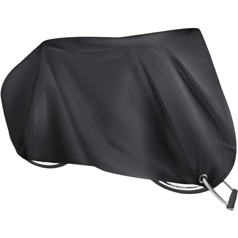 Cubierta para bicicleta 200x110x70cm Garaje para bicicletas con orificios para cerraduras Estándares Oxford de alta calidad Protección impermeable