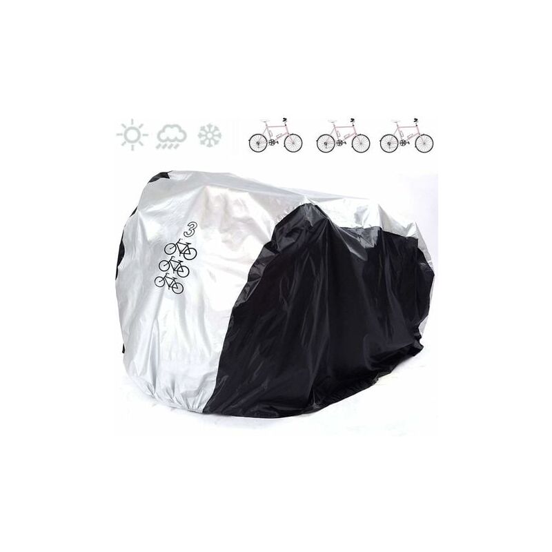 Cubierta para bicicleta al aire libre Protección uv a prueba de polvo Impermeable Lluvia para bicicleta Scooter Carretera Montaña Cubierta