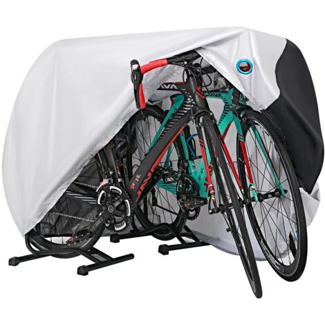 Copribici per 2-3 biciclette Copribici da esterno impermeabile con serratura per MTB e bici da strada