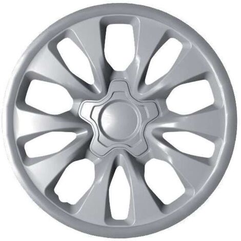 Copricerchio auto grigio singolo monte carlo 14'' in ABS