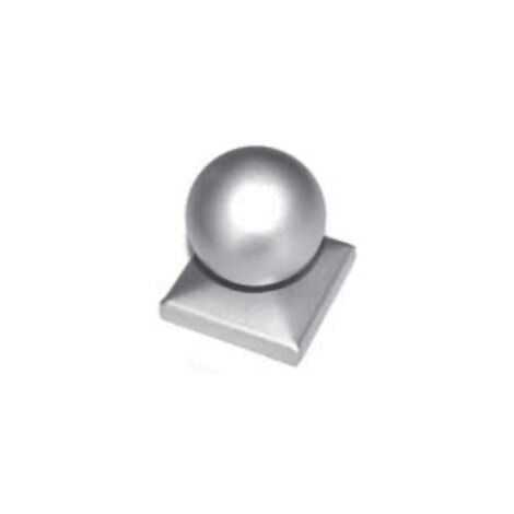 Copricol. Q.40x40 con sfera vuota D.40 Zincate a Freddo
