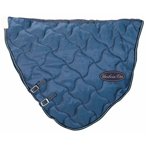 Copricollo per cavalli trapuntato 210 Denari e imbottitura 250 g: S = pony, Nero