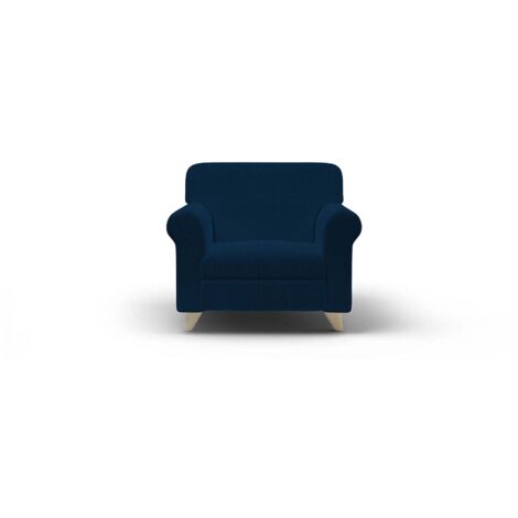 Copridivano Elasticizzato 1 Posto in Poliestere Iris Blu Scuro