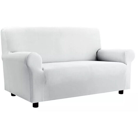 Copridivano Elasticizzato Antimacchia Modello Zeno Colore Bianco, misura4 PosticoloreBianco