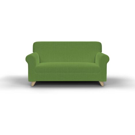 Copridivano Elasticizzato in Tessuto Verde Mela 2 Posti