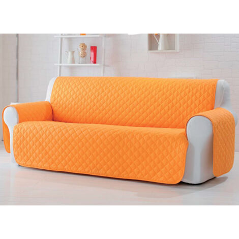 Copridivano Genius Natural Double Face, misuraPoltronacoloreTortora-Marrone
