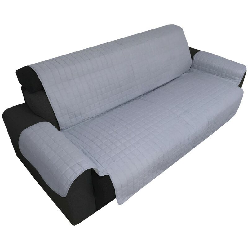 Copridivano Gr Salvadivano Elegance Grigio Antimacchia Trapuntato P...