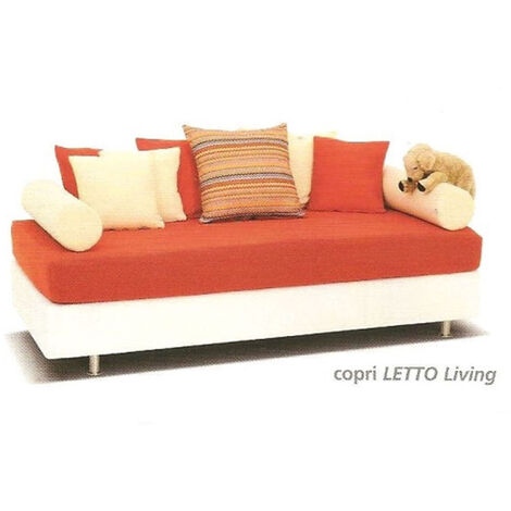 Copridivano/Letto Genius Living In Tinta Unita, misuraSingolocoloreSenape 1008